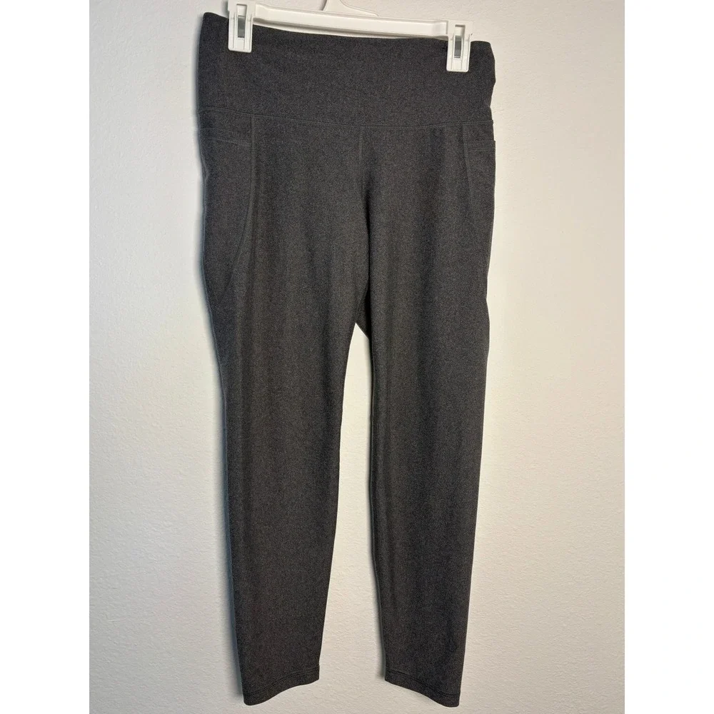 Old‎ Navy Active Powersoft High Rise Leggings Charcoal Gray Heather Size L